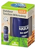 moses. Expedition Natur Outdoor-Taschen-Mikroskop - tragbares Mikroskop für Kinder mit 50-250x Vergrößerung, LED-Licht, Kompakt und Leicht, Perfekt für Outdoor-Entdeckungen