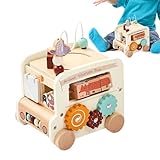 Yongmcxhhj Lernspielzeug für Vorschulkinder - Pädagogische Bus Form Lernspiele,Xylophon Puzzle Spiele Für Frühe Bildung Kinder Kindergarten Schule Kognitive Entwicklung
