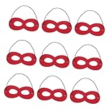 Kisangel 10Stücke Augenmasken für Kostümierte Maskerade Masken Vielseitige Requisiten für Mottopartys und Geburtstagsfeiern aus Strapazierfähigem