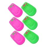 LRXIYODE 6 Stück Miniatur Badewanne Spielzeugset Teiliges Puppenhaus Zubehör für Kreative Wasserspiele aus Leichtem Material für Mini Landschaften und Desktop Dekoration