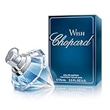 Chopard Wish 75 ml – Eau de Parfum für Frauen – Amber Gourmand Duft – Prickelnde Noten von Akazienblüte, Jasmin, Pachouli, und Lebendigem Tempel Weihrauch – Parfum Damen – Transparenter Glasflakon