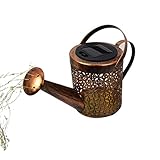 Mllepjdh for Creative Schmiedeeisen Hohl Wasserkocher Dusche Boden Plug Light Solar Watering L Bewässerungslicht