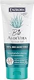 Enzborn Bio Aloe Vera Gel 200 ml | Vorratsgröße | 99% Bio Aloe Vera | Feuchtigkeitsspendend | Lindernd bei Sonnenbrand | 200 ml