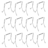 Rouladenklammern, 12 Stück Rouladenringe aus Edelstahl, Wiederverwendbar roladenklemmen, Kohlrouladen Klammern Edelstahl Rostfrei, für die Schnelle und Unkomplizierte Herstellung(Silber)