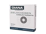 DIANA Zielscheiben 14x14 100er Pack Zielscheibe Luftgewehr Luftpistole Bogenschießen Zielscheiben Armbrust Bogen Zielscheibe Softair Schießscheiben Schießscheibe Bogen Scheiben Luftgewehrscheiben