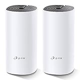 TP-Link Deco M4 Mesh WLAN Set (2er Pack), AC1200 Dual Band Router & Repeater, 2X Gigabit Ports für Jede Einheit, empfohlen für Häuser mit 2-3 Schlafzimmern, Umfassender Jugendschutz