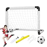 Fußballtore für Kinder für den heimischen Garten | Klappbares Junior Fußballtor Mit Tragetasche,Kleines Tragbares Tor Mit Aufbewahrungstasche Für Training Spielplatz Sportplatz Straße