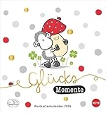 sheepworld Postkartenkalender 2026: Liebevoll illustrierter Kalender zum Aufstellen oder Aufhängen. Kultiger Postkarten-Kalender. Kleiner Kalender mit 12 süßen Postkarten. (Postkartenkalender Heye)
