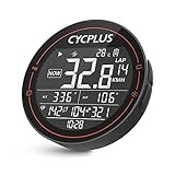 CYCPLUS Fahrradcomputer GPS Fahrradtacho Kabellos, Wasserdicht IPX6 Fahrrad Computer ANT+ Drahtloser Radcomputer, Rennrad Bluetooth 5.0 und Kilometerzähler, kompatible mit Strava, Schwarz