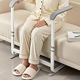 Aufstehhilfe Sofa, 6-Fach Höhenverstellbare Gehhilfe für Senioren, Mobilitätshilfe für den Alltag, Erbreitert & rutschfest & Starke Tragfähigkeit Handläufe für Senioren und Behinderte