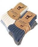 CAOZITOU 4 Paare Alpaka Socken Herren Damen,Wollsocken Herren,Extra Warm Wintersocken Flauschige Strick Thermosocken (DE/NL/SE/PL, Numerisch, 39, 42, Regular, Regular, Multicolor04)