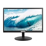 SKitphrati 20 Zoll Business Computer Monitor 1600x900 PC Monitor mit HDMI und VGA, 75 Hz, 250 nits, 16:9, Neigbar, VESA 75x75, PC Bildschirm, Schwarz