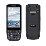 Bisofice K40 PDA Barcode Scanner Android 13 Handheld Terminal Mobiler Computer mit 1D/2D QR Code Scanner, unterstützt 4G und WiFi Bluetooth, mit NFC GPS, für Einzelhandel und Lager