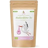 JoviTea® Himbeerblättertee BIO- Kräutertee -auch während der Geburtsvorbereitung -Schwangerschaftstee -100% natürlich und ohne Zusatz von Zucker. Aus Biologischem Anbau. Himbeerblätter 80g (1er Pack)