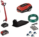 Einhell Mähroboter Freelexo 500 BT Set inkl. Rasentrimmer (Lithium-Ionen, App-Steuerung, Bluethooth, inkl.500m² Installations Kit)