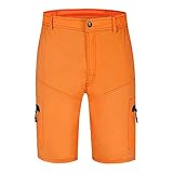 Fahrradhose,Fahrradhose Herren Männer MTB Shorts Mountain Downhill Bike Shorts Lose Fit Outdoor Sports Laufen Fahrrad Radfahren Shorts (Color : BL133 O, Size : L)