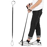 Nikou Oberschenkel Beinhebergurt, Nylon Beinheber mit Fuß Streifen, Beinhebergurt Mobilität Hilfsmittel Aufstehhilfe Beweglichkeitslift für Behinderte Älteren Alltagshilfen