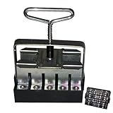 Handbetriebenes 20 Blockierwerkzeug Manueller Bodenblockierer Samenblöcke Maker Handheld Bodenblockierung für Garten So-il Blockierwerkzeug Saatgutstatus mit rutschfestem Griff