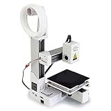 Kompakter 3D Drucker - Kleine 3D Druckmaschine mit Schneller Erwärmung, Hoher Genauigkeit, PLA/TPU Filament Unterstützung für Ausbildung und DIY Projekte (EU-Stecker)