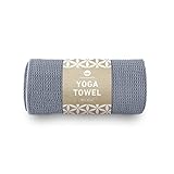 Lotuscrafts Yoga Handtuch Wet Grip - rutschfest & Schnelltrocknend - Antirutsch Yogatuch mit hoher Bodenhaftung - Yogahandtuch ideal für Hot Yoga [183 x 61 cm]