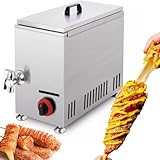 asdchZen Gewerbliche Hot-Dog-Käsestick-Maschine, Lpg-Gasfritteuse Für Die Schnelle Zubereitung Von Snacks In Restaurants, Imbissstuben, Kantinen Und Privathaushalten