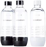 SodaStream 2260525 Wasserflasche, Kunstoff, multi, 3er Pack (3x1 Liter), 464