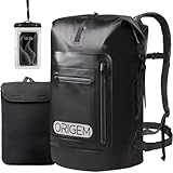 Origem Wasserdichter Rucksack, 35L/55L/85L Rolltop Rucksack Wasserdicht, Dry Bag mit Computereinsatz für Kajak, Angeln, Rafting, Tauchen oder für den täglichen Gebrauch
