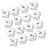 FOYTOKI 24Sätze Spielkarten Kleine Spielkarten aus Beschichtetem Kompakt und Tragbar für Reisen und Partys Vielseitige Kartenspiele für Erwachsene und Senioren