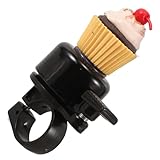 YARNOW Fahrradklingel Metalllaut Mountainbike Cupcake Design Laute Fahrradhupe für und Erwachsene Schnelle Montage Passend für E Bikes und Outdoor Einsatz