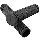 pangdapengpeng 2 Stück Fahrradgriffe, Lenkergriffe Fahrrad 22mm,Gummi Ergonomische Griffe für Fahrräder für Mountainbike, Roller (Schwarz)
