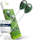 WENDOWERK® [2 Stück Extra Langer Boden Feuchtigkeitsmesser für Pflanzen 40CM [Grün/Grün] - Ohne Batterien - Verbessertes Feuchtigkeitsmessgerät Pflanzen [2025] – Premium Bodentester