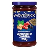Mövenpick Gourmet-Frühstück Johannisbeer-Variation | Premium Fruchtaufstrich Kreation des Jahres | 55 Prozent Frucht | 250 g