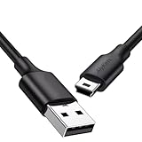 AlyKets Typ A zu Mini B Kabel für Canon Kamera Ladegerät, Mini USB Kabel 6Ft Kompatibel mit Garmin Nuvi, PS3 Controller Ladegerät, GoPro Hero 3 4, Dash Cam, MP3 Player