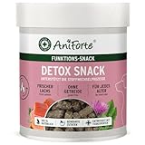 AniForte Detox Snack für Hunde 300 g - unterstützt körpereigene Entgiftungsorgane & Stoffwechselprozesse, Hundesnack getreidefrei