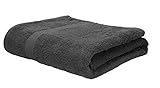 Betz Duschtuch Badetuch Düschtücher Set Palermo 100% Baumwolle Handtuch Strandlaken Größe 70 x 140 cm Farbe anthrazit