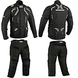 MOTORRADKOMBI JACKE + HOSE - AUS TEXTIL (XXXL)