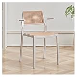 Stapelstühle für Terrasse, Esszimmer, Kunststoff-Sessel mit offener Rückenlehne, vielseitige Café-Beistellstühle für den Innen- und Außenbereich, ideal für Küche, Restaurant und Pool