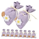 Sosoport 10 Stück Lavendelsäckchen aus Atmungsaktivem Material mit Kordelzug Leere Duftbeutel für Schmuck Schlüssel Münzen und Getrocknete Blumen Vielseitige Aufbewahrungstaschen für