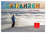 Skifahren - so schön (Wandkalender 2025 DIN A2 quer), CALVENDO Monatskalender