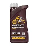 MANNOL Motoröl 15W-50 4-Takt Motor Öl Powerbike 1 L