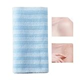 Loofah Handtuch - Doppelseitige Schnelltrocknende Badetuch,Rückentuch für Dusche | Tote Haut Entfernen Und Massage Für Damen, Herren und Senioren Für Alle Typen
