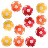 Toyvian 12 Stück Teiliges Tischfußball Ersatzbälle Passend für Mini Tischkicker Langlebige Kickerbälle für Familienspiele und Gesellige Wettbewerbe