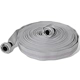 Homgoday Feuerwehrschlauch für Wasserpumpen - Hochdruck, wetterfest, PVC-Futter, Storz-Kupplungen - 3 Zoll Schlauch Model141108