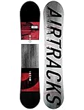 Airtracks Herren Snowboard Freeride Freestyle - Waves Camber Snowboard Extra Wide 168 cm