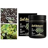 Lucaqina Bodenverbesserer - Fördert Sanft Das Wurzelwachstum - Revitalisierer für Pflanzenboden,Für Den Einsatz Im Rasen Garten Hinterhof Farm Innenhof Auf Balkonen Und Terrassen