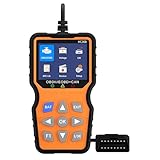 SETAWEEH OBD2 Diagnosegerät, KFZ Fehlerauslesegerät mit Batterietester Funktion, 13 Sprachen Auto Auslesegerät für nach 2003 alle Fahrzeuge, Universal Fehlercode für BMW VW Mercedes alle Fahrzeuge