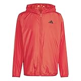adidas Herren ESSENTIALS BIG LOGO WOVEN WINDBREAKER, pure ruby/black, M