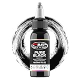 CNC Tattoo Farbe PURE Black- 1oz (30 ml) - Tattoo-Tinte Set Schwarze, Tattoo Ink zubehör TI6003-30-001