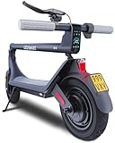 E Scooter mit Straßenzulassung, LEQISMART Elektroroller A11, 30 km Reichweite 20 km/h, 10 Zoll Faltbarer Elektro Scooter für Erwachsene bis 120kg