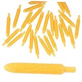 DOITOOL 60 Stück Ersatzminen Für Lackstifte Lackmarker Ersatz Skizzenmarker Feine Lackstifte Zubehör Lackmarkerspitzen Nachfüllbarer Markierstift Polyester Chemiefaser Gelb